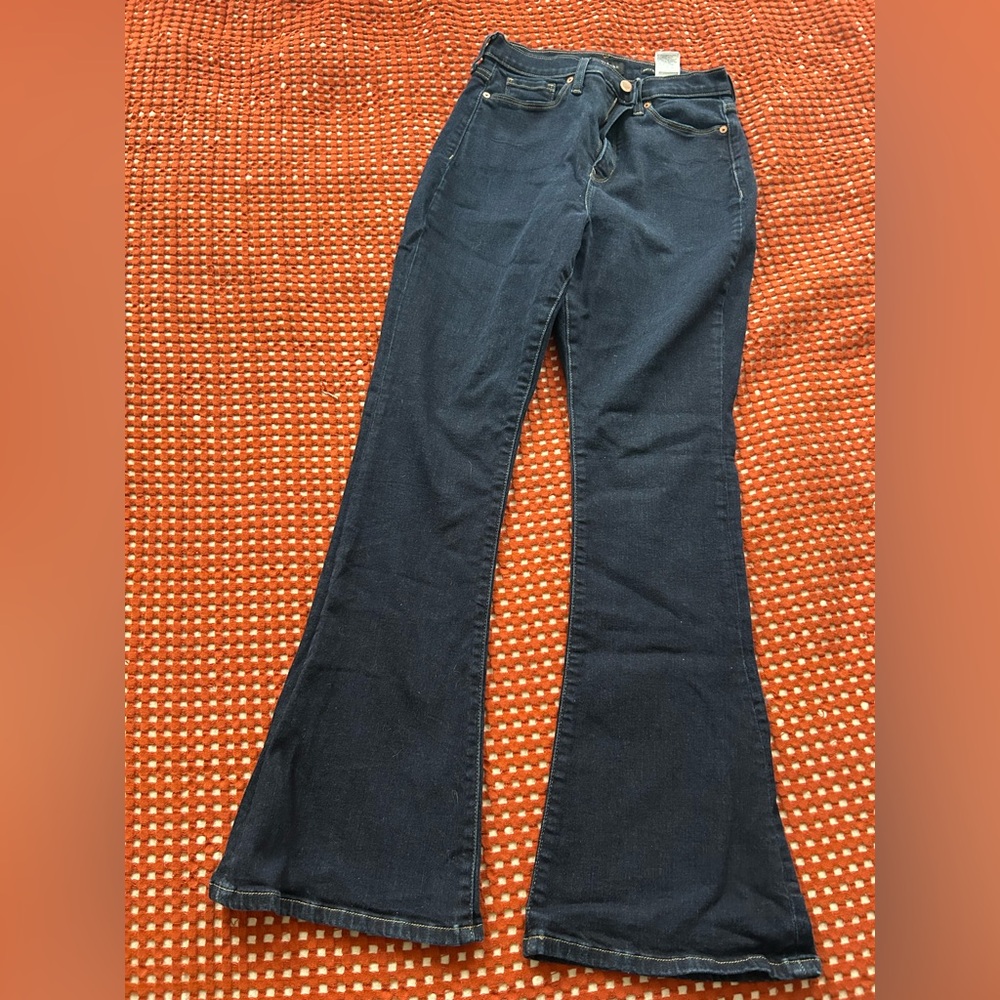 Banana Republic Dark Blue Wide Leg Jeans